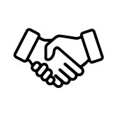 Hand Shake Partnership Icon